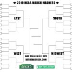 March Madness 2019 Bracket Template (Free Printable Pdf) – Free Intended For Blank Ncaa Bracket Template