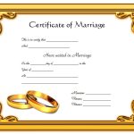 Marriage Certificate Editable Templates – 10+ Best Ideas Inside Certificate Of Marriage Template