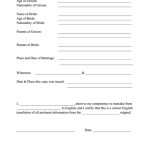 Marriage Certificate Translation Form Printable Pdf Download With Marriage Certificate Translation Template