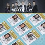 Marvel'S Agents Of Shield Id Badge | Phil Coulson | Leo Fitz | Cosplay with Shield Id Card Template