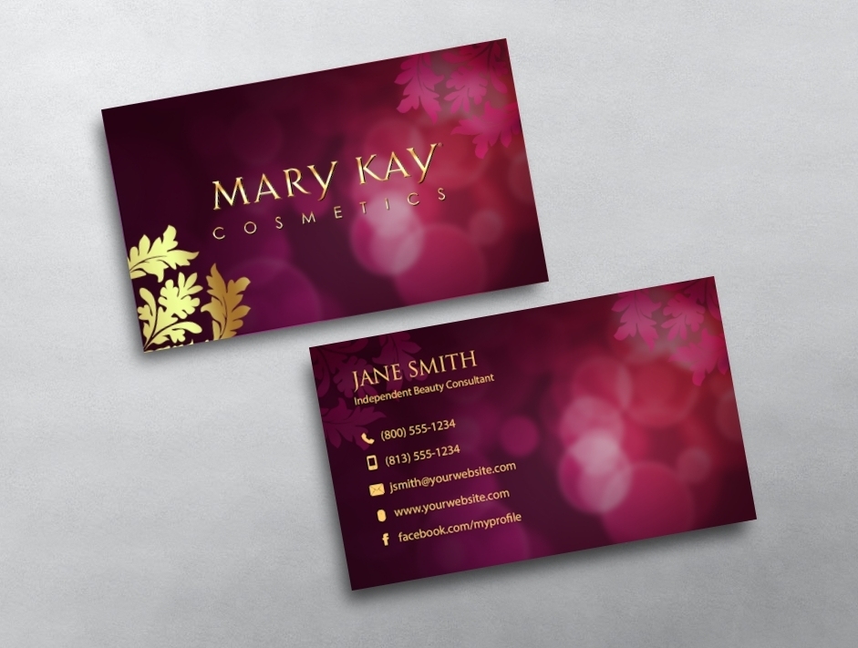 Mary Kay Business Card 08 Pertaining To Mary Kay Business Cards Templates Free
