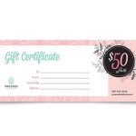 Massage Gift Certificate Template – Word & Publisher In Publisher Gift Certificate Template