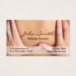Massage Therapy Professional Therapist Appointment Business Card Throughout Massage Therapy Business Card Templates