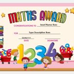 Math Award Certificate Templates For Word | Download Free regarding Award Certificate Templates Word 2007