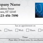 Medical Appointment Cards – Doctors Appointment Cards In Medical Appointment Card Template Free