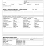 Medical History Form – Download Free Documents For Pdf, Word And Excel For History And Physical Template Word