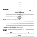 Medical Referral Form | Templates Free Printable intended for Referral Certificate Template