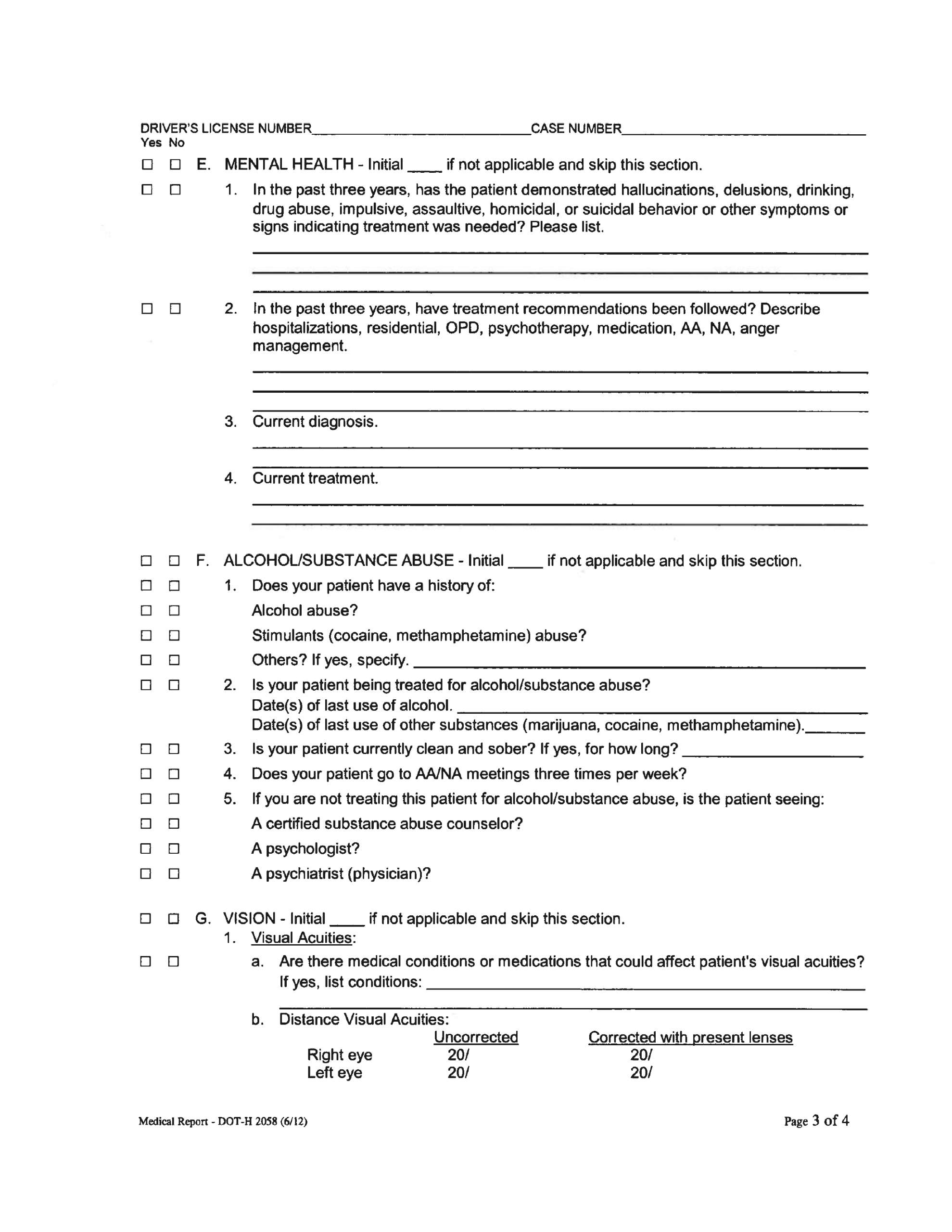 Medical Report Form – Hawaii Free Download In Medical Report Template Free Downloads