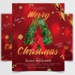 Merry Christmas Free Flyer Template (Psd) – Stockpsd For Christmas Brochure Templates Free