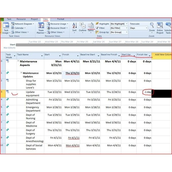 Microsoft Project Baselines: A How To Guide With Baseline Report Template