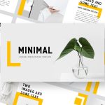 Minimal – Powerpoint Template On Yellow Images Creative Store With Regard To Where Are Powerpoint Templates Stored