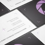 Minimalist Style Photographer Business Card Template • Online Logo With Business Card Maker Template