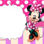 Minnie Mouse Polkadot Free Printable Invitation Templates | Free With Regard To Minnie Mouse Card Templates