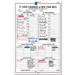 Mlb Lineup Card – Custom College Baseball Dugout Cards Charts With For Dugout Lineup Card Template