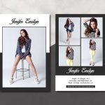 Model Comp Card Template, Modeling Composite Card (537569) | Flyers Within Comp Card Template Psd