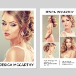Modeling Comp Card Fashion Model Comp Card Template | Etsy for Model Comp Card Template Free