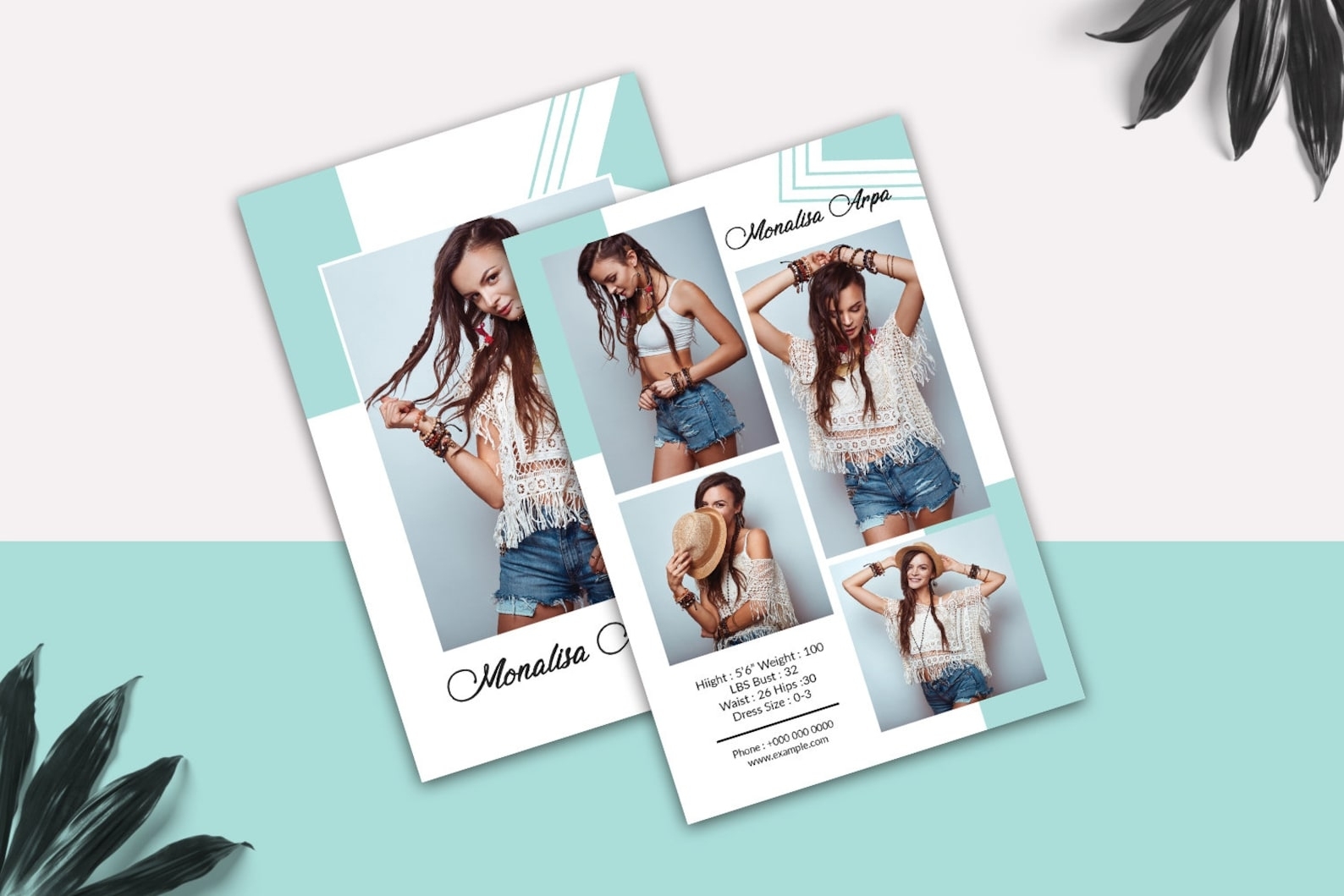 Modeling Comp Card Template Fashion Model Comp Card Modeling - Etsy within Download Comp Card Template