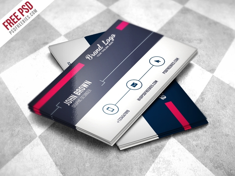 Modern Business Card Design Template Free Psd – Psdfreebies Throughout Designer Visiting Cards Templates