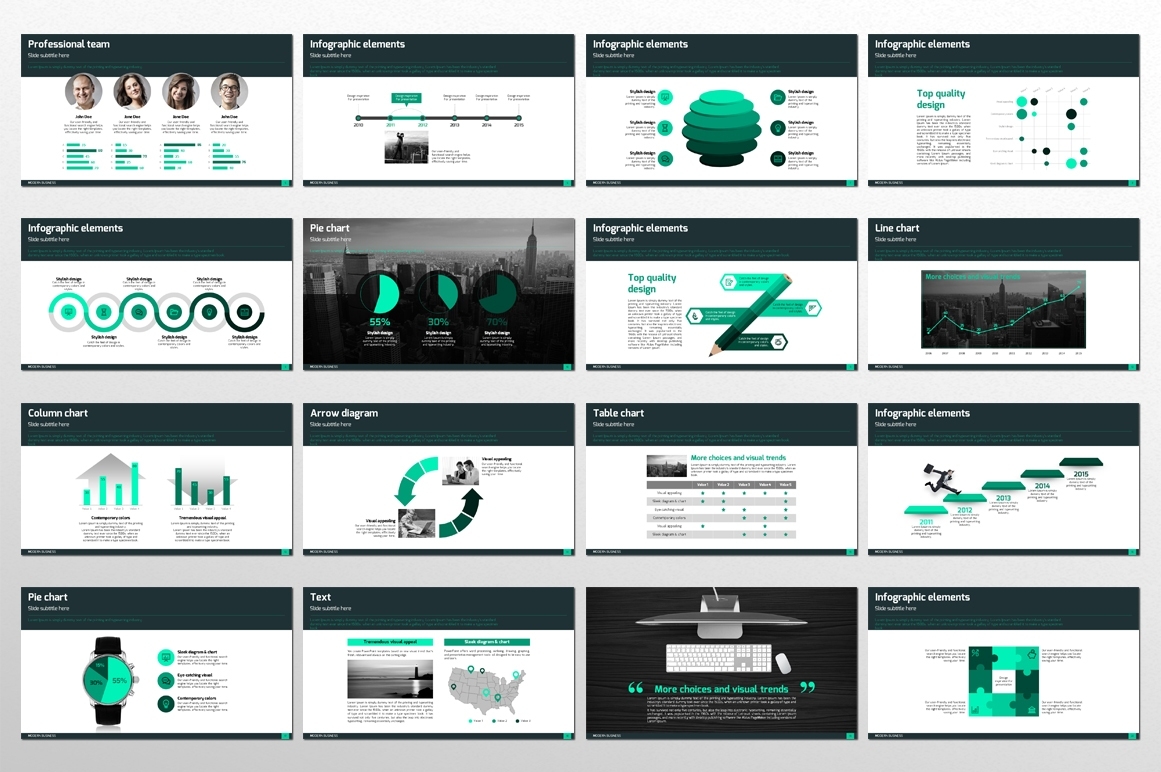 Modern Business Ppt Template (7553) | Presentation Templates | Design Within How To Design A Powerpoint Template