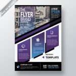 Modern Corporate Flyer Design Template – Psd Zone Within One Sided Brochure Template