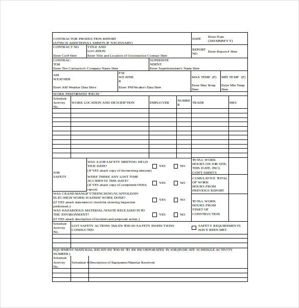 Monthly Production Report Template | Hq Printable Documents Within Monthly Productivity Report Template