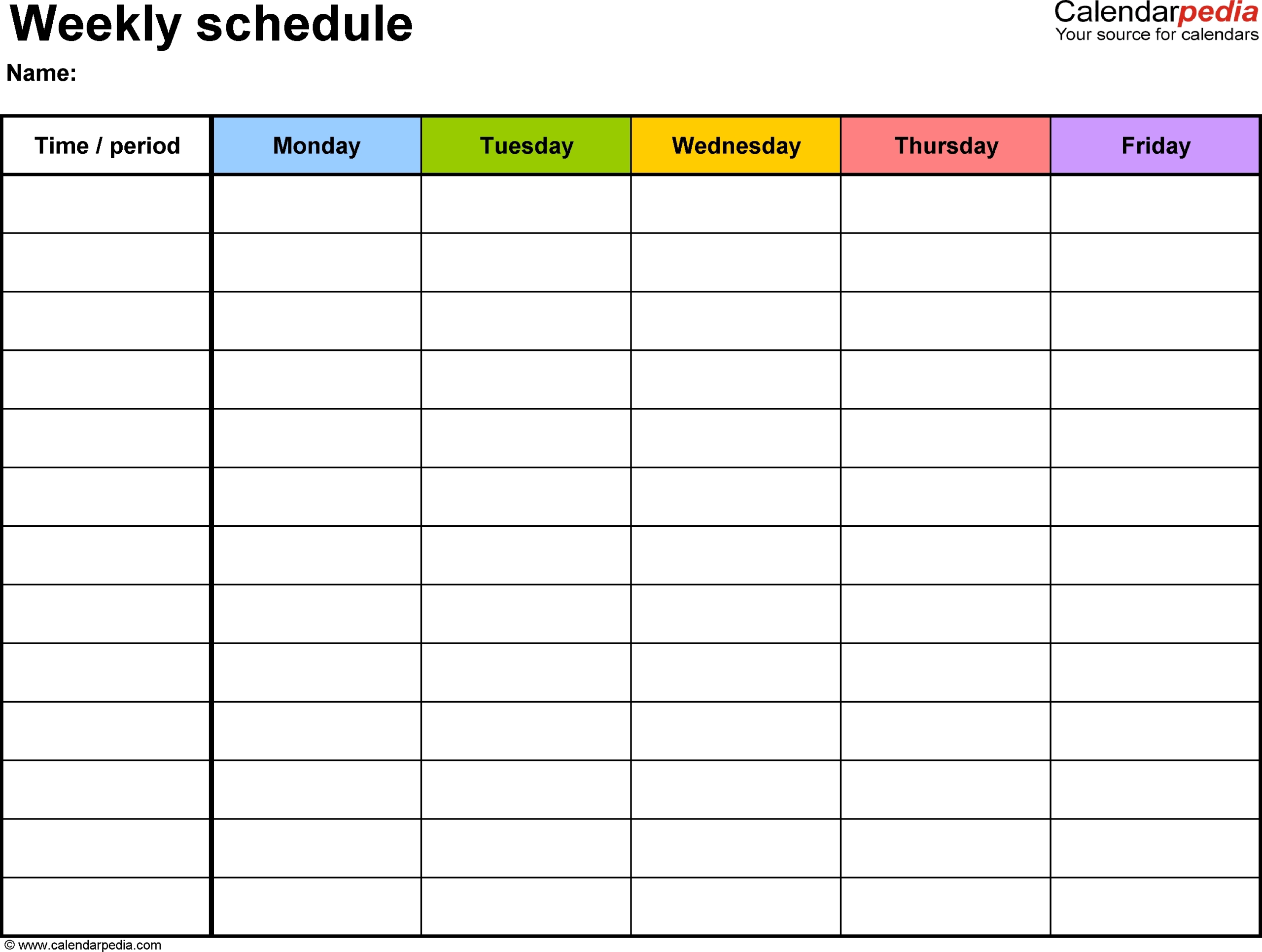 Monthly Work Schedule Template Printable | Calendar Template Printable throughout Blank Monthly Work Schedule Template