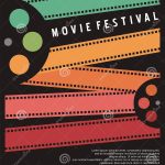 Movie Festival Poster Design Stock Vector – Illustration Of Design With Film Festival Brochure Template
