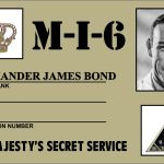 Movies Props Replica: Props James Bond Whith Sean Connery Regarding Mi6 Id Card Template