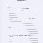 Mrs. Jenkins' Third Grade / Fiction Book Report Form For Book Report Template 3Rd Grade