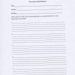 Mrs. Jenkins' Third Grade / Non Fiction Book Report Form Intended For Book Report Template 3Rd Grade