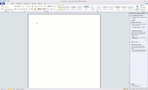 Ms Word 2010 Blank Document Screenshot | See Www.wordtipsand… | Flickr With Word Cannot Open This Document Template