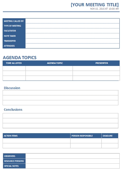 Ms Word Meeting Minutes Template | Office Templates Online In Memo Template Word 2010