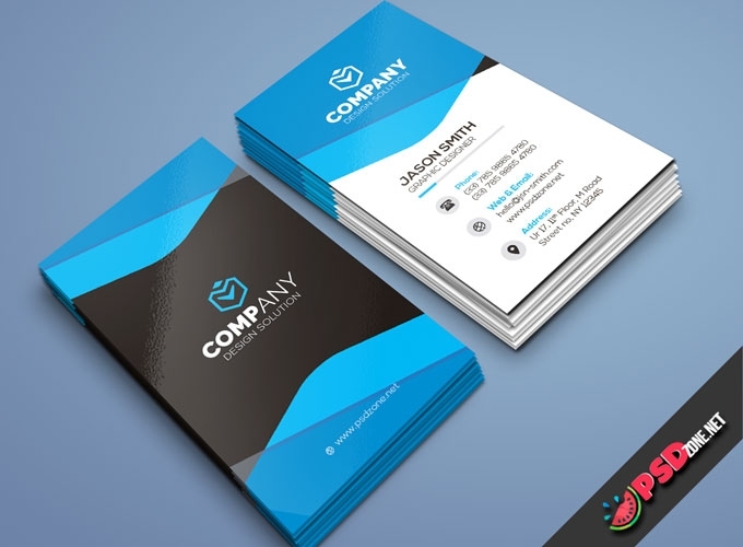 Multipurpose Modern Business Card Free - Psd Zone With Regard To Business Card Size Template Psd