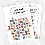 New Home Moving Cards | Personalise Online Plus Free Envelopes | Putty inside Free Moving House Cards Templates