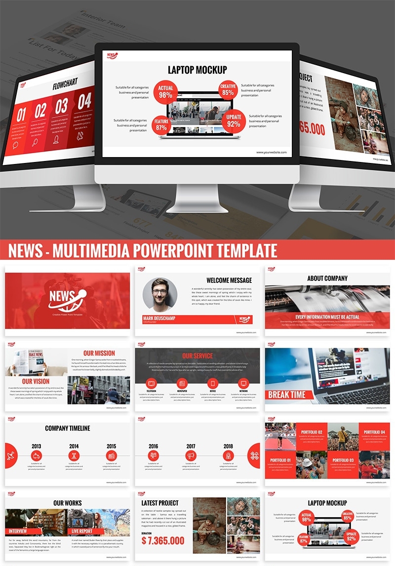 News – Multimedia Powerpoint Template #82146 Intended For Multimedia Powerpoint Templates