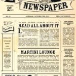 Newspaper Examples : Free 9+ Sample Old Newspaper Templates In Pdf For Old Newspaper Template Word Free