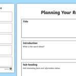Non Chronological Report Ks2 Writing Template – Resources With Regard To Science Report Template Ks2