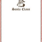 North Pole Stationary Printable Free – Free Printable Intended For Blank Letter From Santa Template