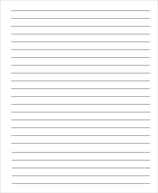 Notebook Paper Template For Word Throughout Notebook Paper Template For Word