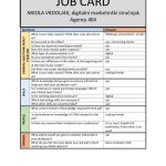 Nrega Job Card Sample | Pdf Template within Sample Job Cards Templates