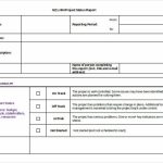 One Page Project Status Report Template Excel | Pdf Template intended for One Page Status Report Template