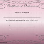 Ordination Certificate Template Download Printable Pdf | Templateroller With Certificate Of Ordination Template