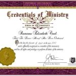 Ordination Certificate Templates | Williamson-Ga for Ordination Certificate Template