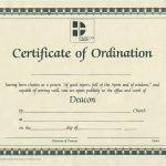 Ordination Certificate Templates | Williamson-Ga inside Certificate Of Ordination Template