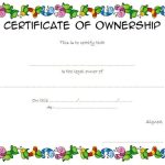 Ownership Certificate Templates Editable [10+ Official Designs] Inside Certificate Of Ownership Template