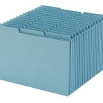 Oxford Index Card Guides With Blank Tabs, 5 X 8, 1/3 Cut Tabs, Blue Within 5 By 8 Index Card Template