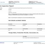 Part Inspection Report Template Intended For Part Inspection Report Template