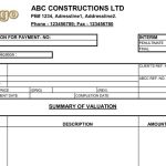 Payment Certificate Construction – Carlynstudio Throughout Certificate Of Payment Template