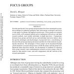 (Pdf) Focus Groups with Focus Group Discussion Report Template