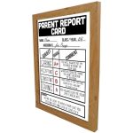 Personalised Parents Report Card Poster | Find Me A Gift In Boyfriend Report Card Template